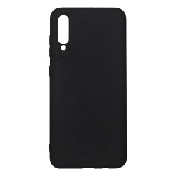 Funda de Silicona Suave para Samsung Galaxy A70 Negro